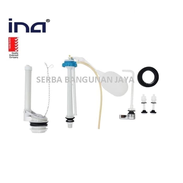 INA INAX 121 FITTING DALAM TANGKI MONOBLOK (SINGLE FLUSH LAVATORY ...