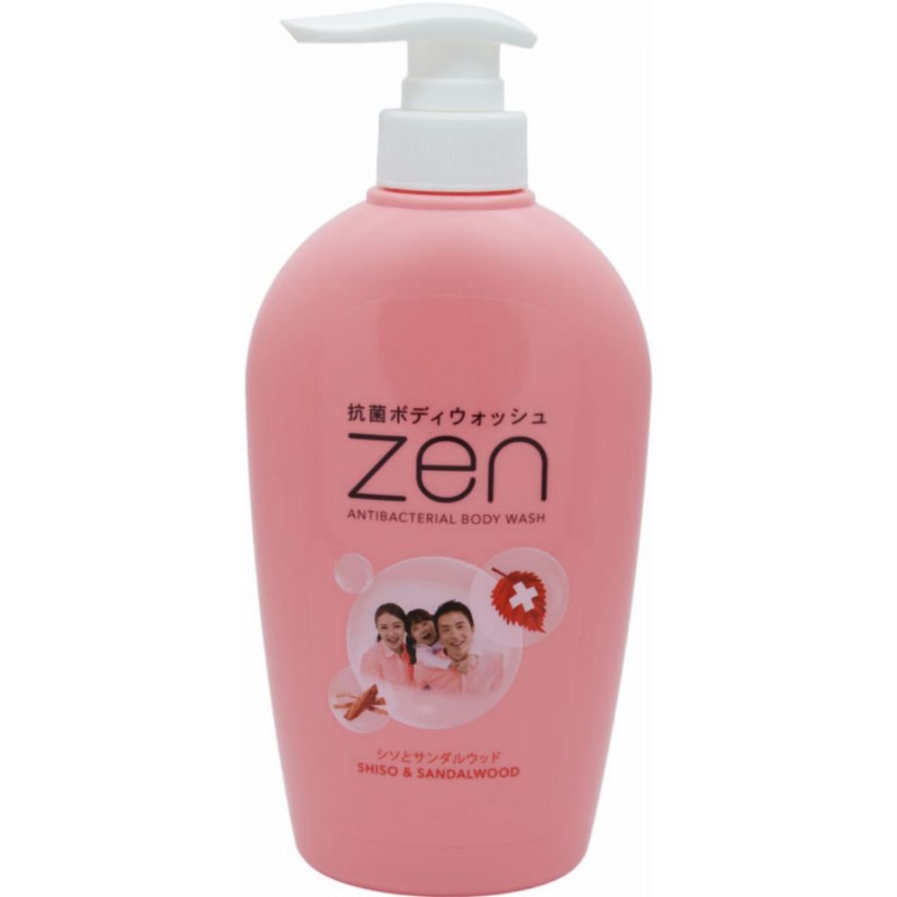Zen Body wash shiso & sandalwood pump 450ml