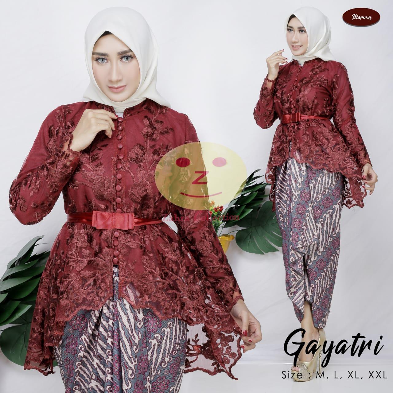 Kebaya Brukat remaja muslim modern untuk pesta wisuda / kebaya tile 3D Trend terbaru / kebaya gayatri