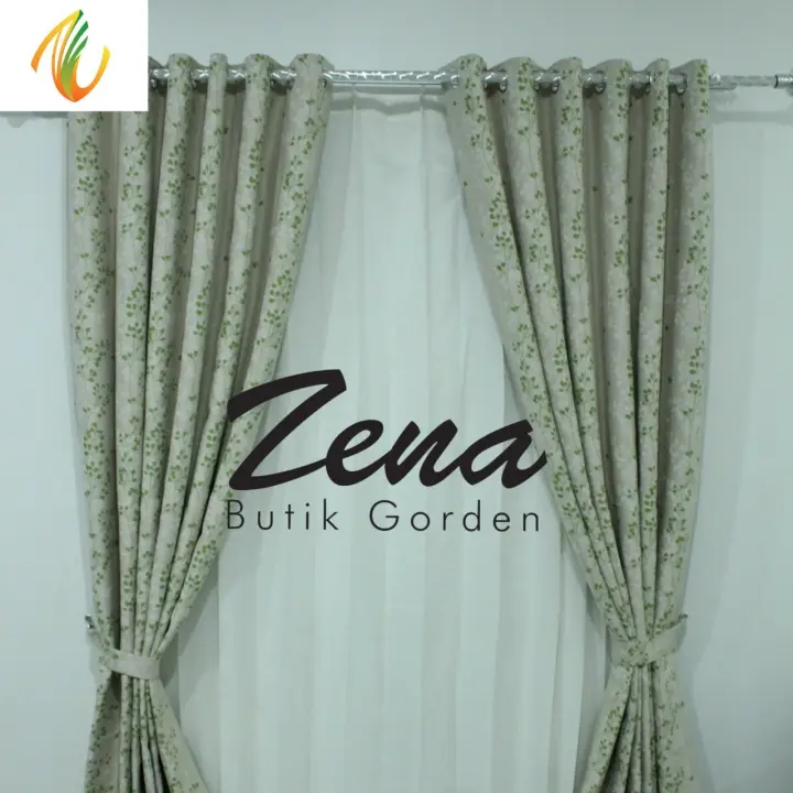 Gorden Jendela Gorden Pintu Kamar Tidur Gorden Pintu Gorden Smokring Tirai Pintu Minimalis Blacout Blazer Asoka Lazada Indonesia