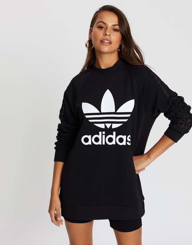 bellista trefoil lace sweatshirt