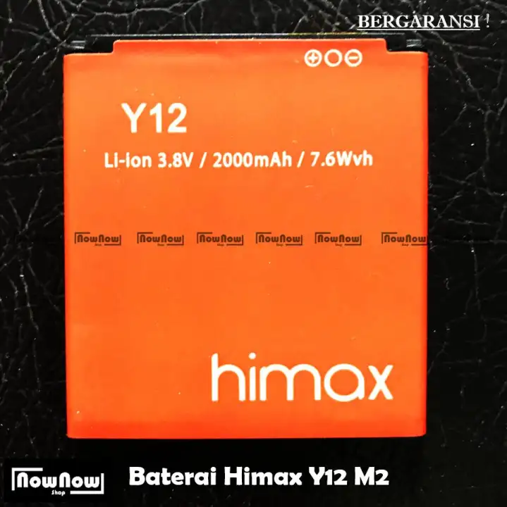 Baterai Himax M2 Y12 Original Batre Batrai Battery Hp Lazada Indonesia