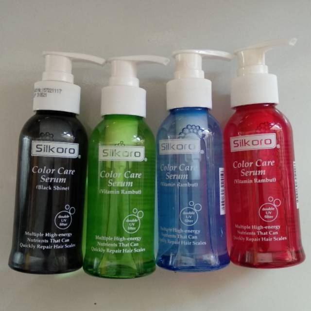 Silkoro Color Care Serum Vitamin Rambut Kering Bercabang Rontok Lazada Indonesia