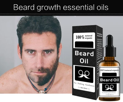 Prettyoung 30 ml Hair And Beard Growth Oil Fast Growth Beard Essential Oil Hair Grow Oil Men Liquid Beard Mustache Growth Essential Oil Men Liquid Beard Mustache Growth Essential Oil Fast Enhance Facial Whiskers