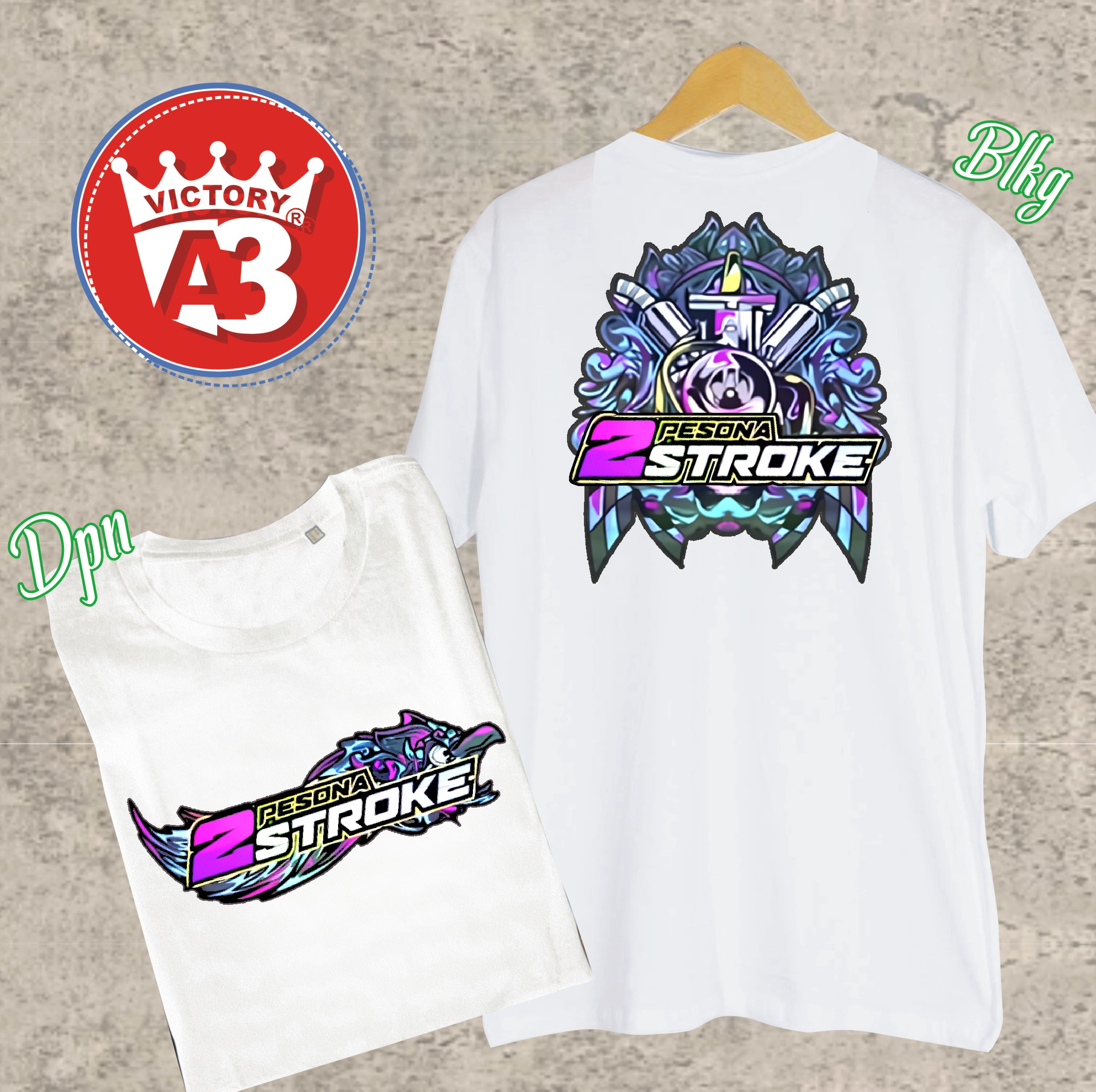 kaos PESONA 2 STROKE /premium cocok pria wanita | Lazada Indonesia