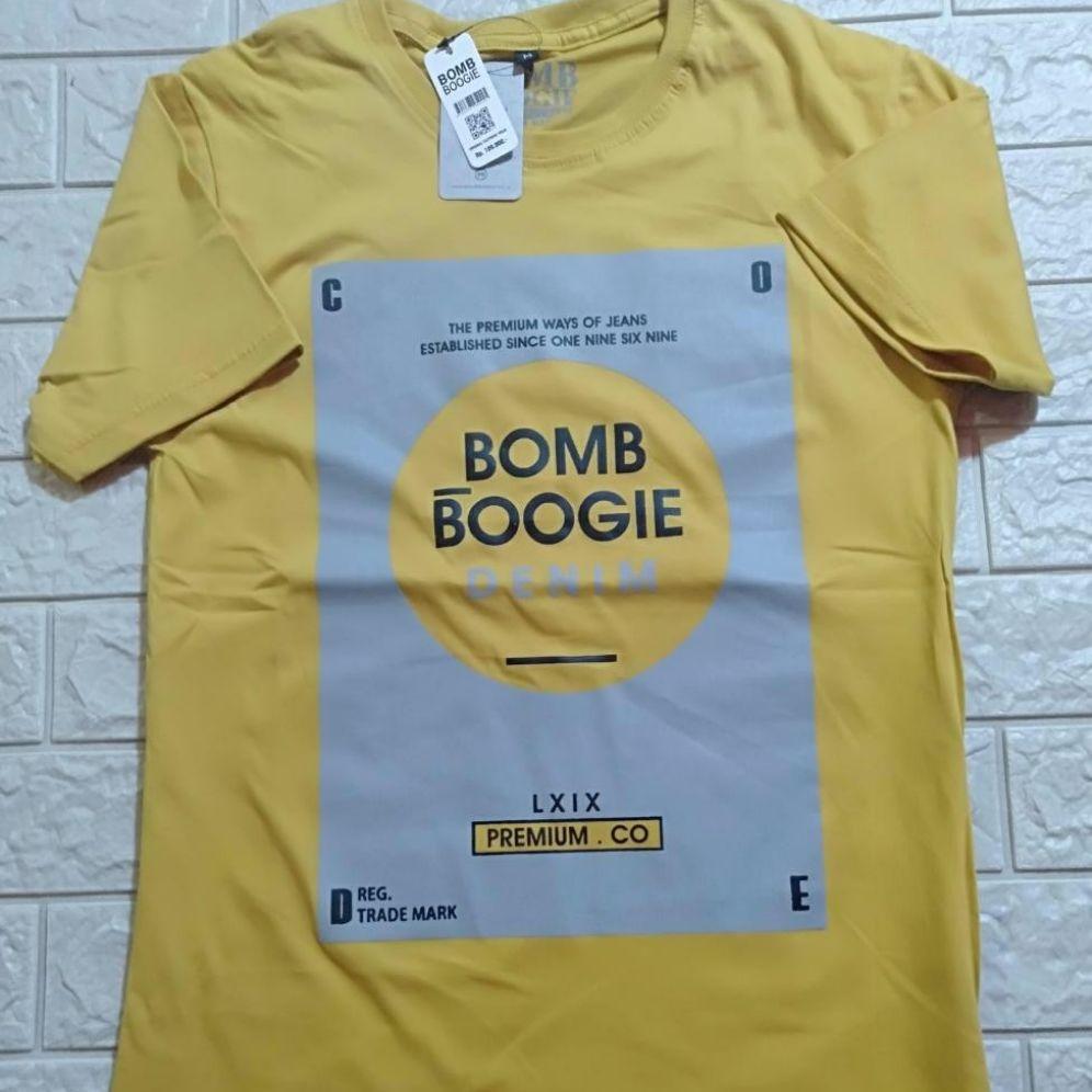 SidikShop - T-SHIRT PREMIUM BombBoogie UNISEX BAJU DISTRO KEKINIAN MODERN TERBARU TERMURAH