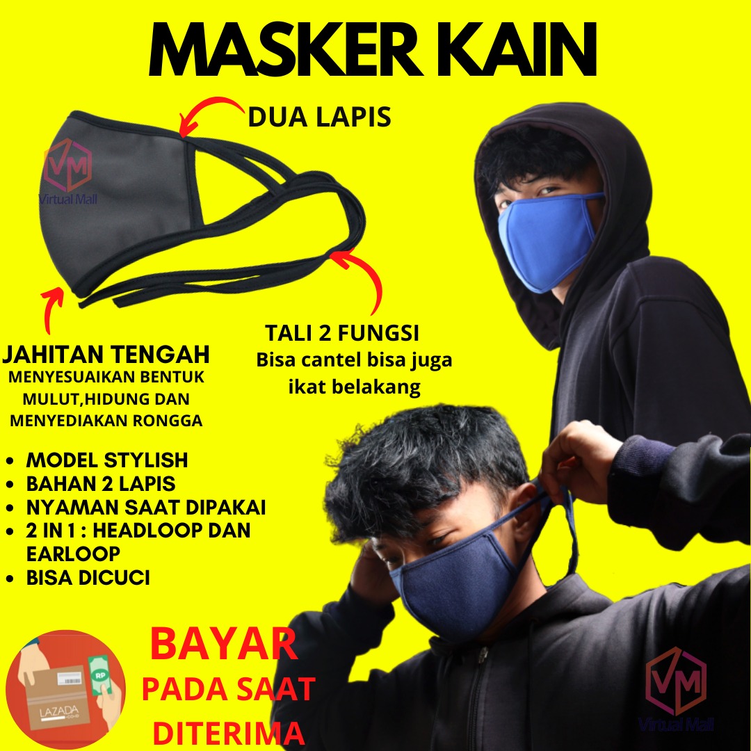 Tabel Harga Masker Kain Jilbab Terbanyak di beli di Dunia » Sing Payu