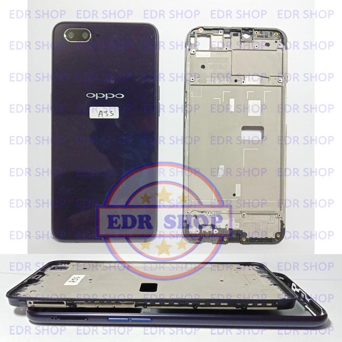 Kesing Oppo A3s A3 S Fullset Ungu Housing Casing Tatakan Lcd Dudukan Mesin Original