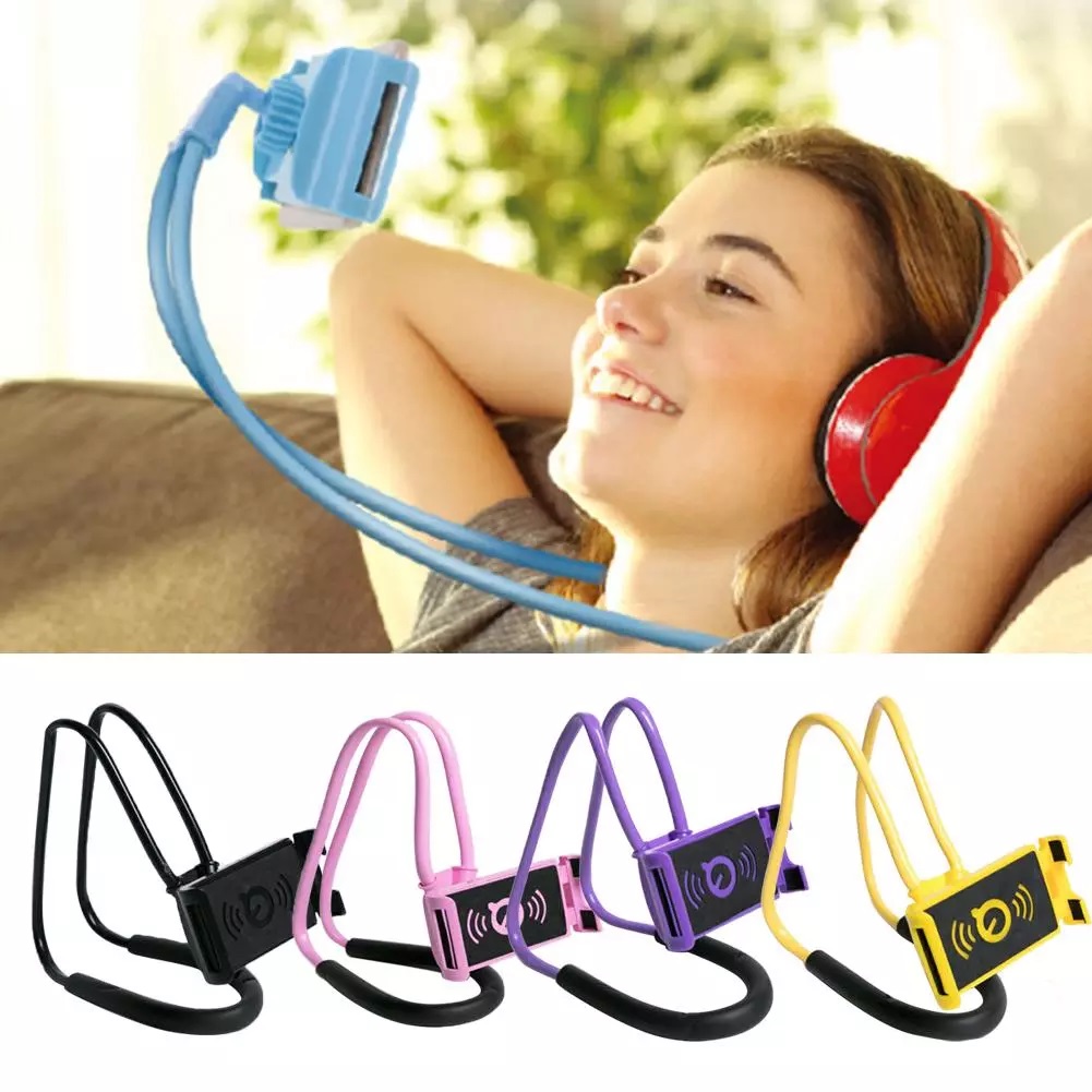 Neck Band Over Neck Phone Holder Jual KUKE Lazy Neck Phone Holder