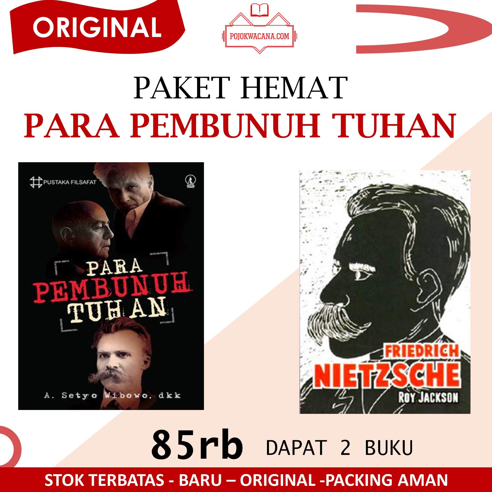 Paket 2 Buku Para Pembunuh Tuhan A. Setyo Wibowo - Friedrich Nietzsche ...