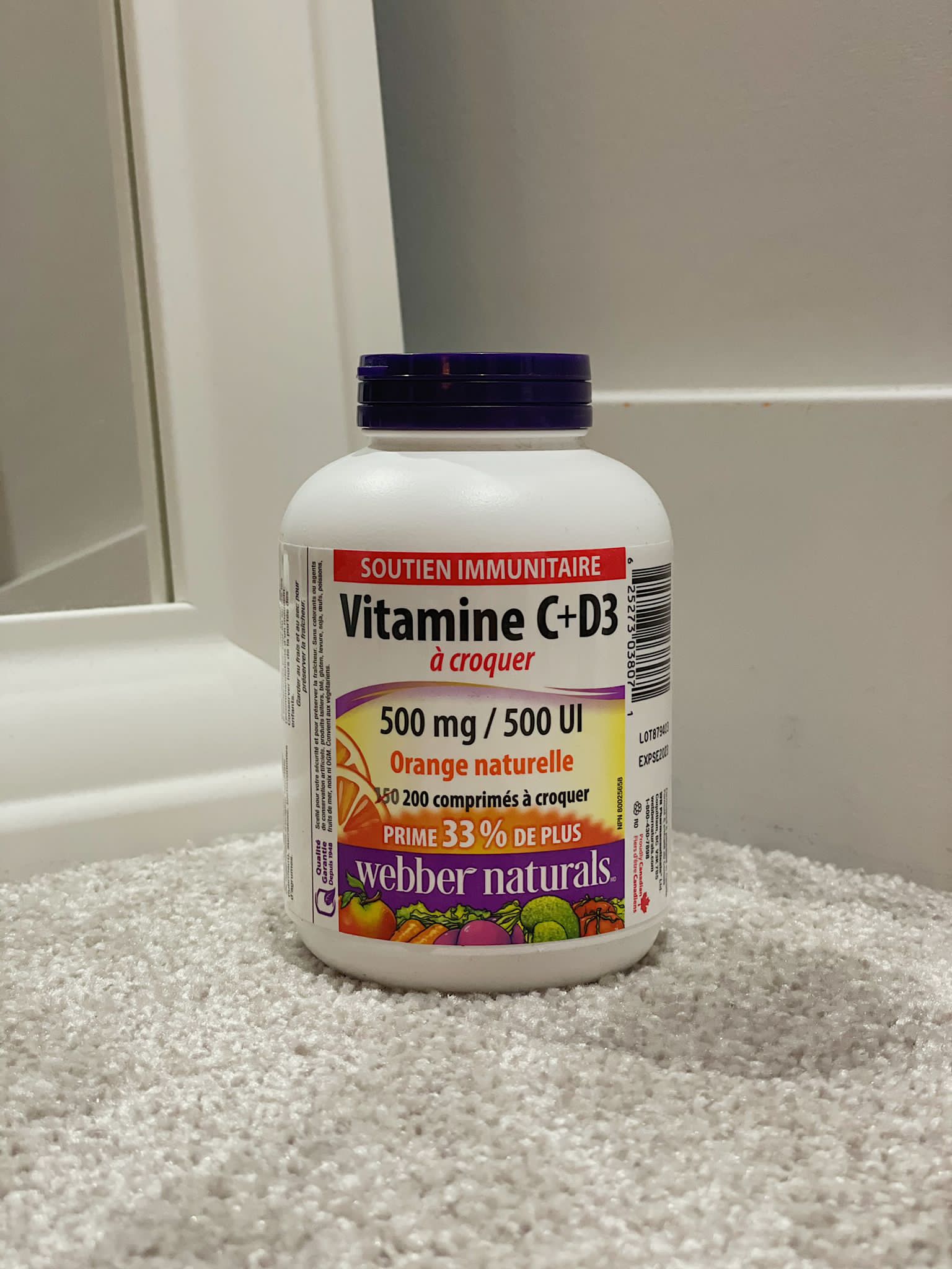 WEBBER NATURALS VITAMIN C + D3 500MG/ 500 IU CHEWABLE NATURAL ORANGE Lazada Indonesia