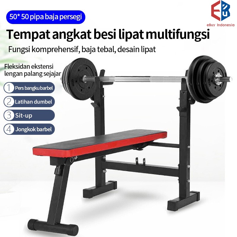 Bench press kecil Multi fungsi Berat Bangku alat olahraga rumahan fitness  gym sit up board | Lazada Indonesia