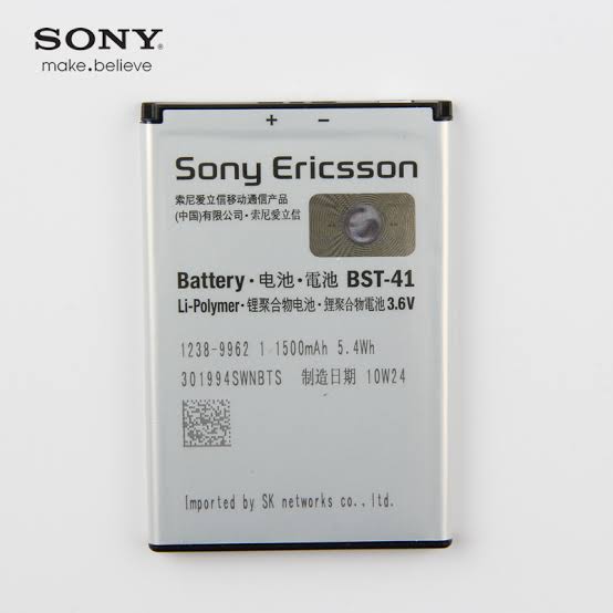 Batterie d'origine SonyEricsson BST-41 (X1..) - 19,90