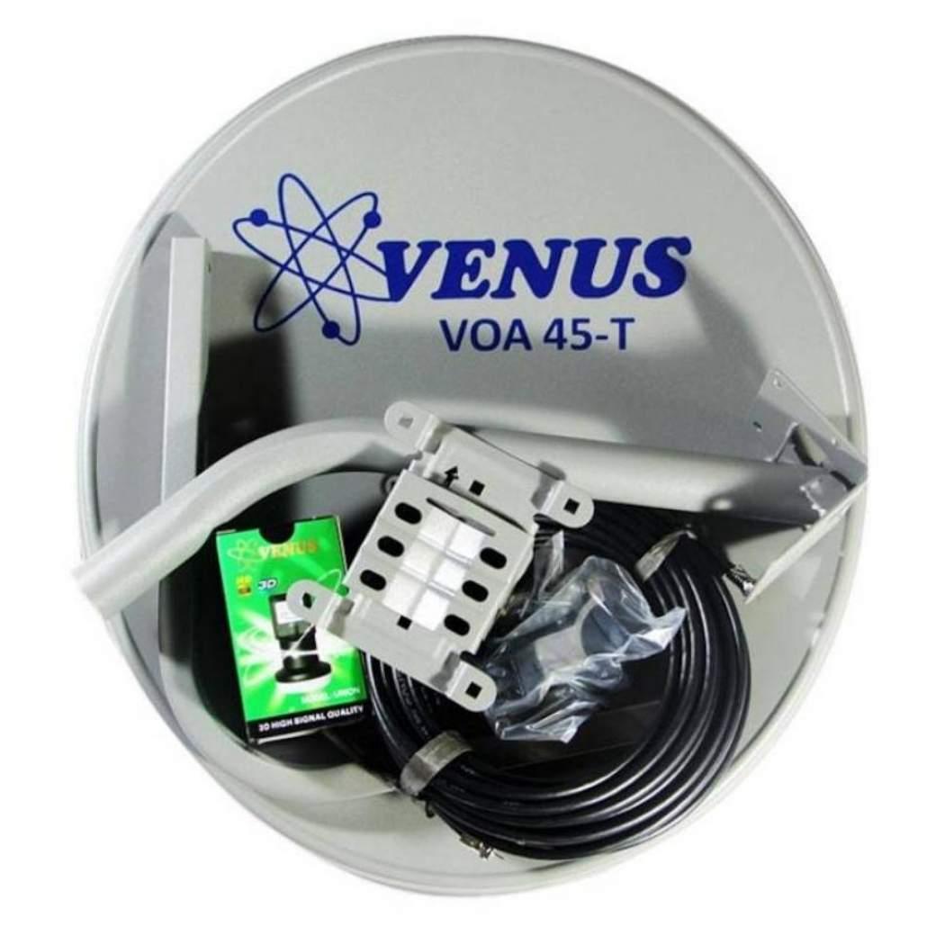 Parabola Mini Dish Venus 45cm include LNB Ku Kabel belum receiver