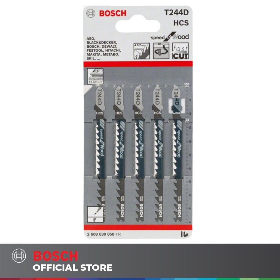 BOSCH T 244 D Mata Gergaji Jigsaw Halus / Jigsaw Blade Clean Cut Lazada Indonesia