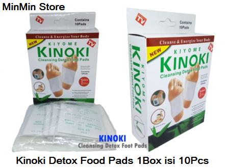 MinMin Store Koyo Detox Putih 1Box Isi 10 Pcs - Kinoki Foot Patch - 1 Box Isi 10 Pcs Koyo Kinoki Original