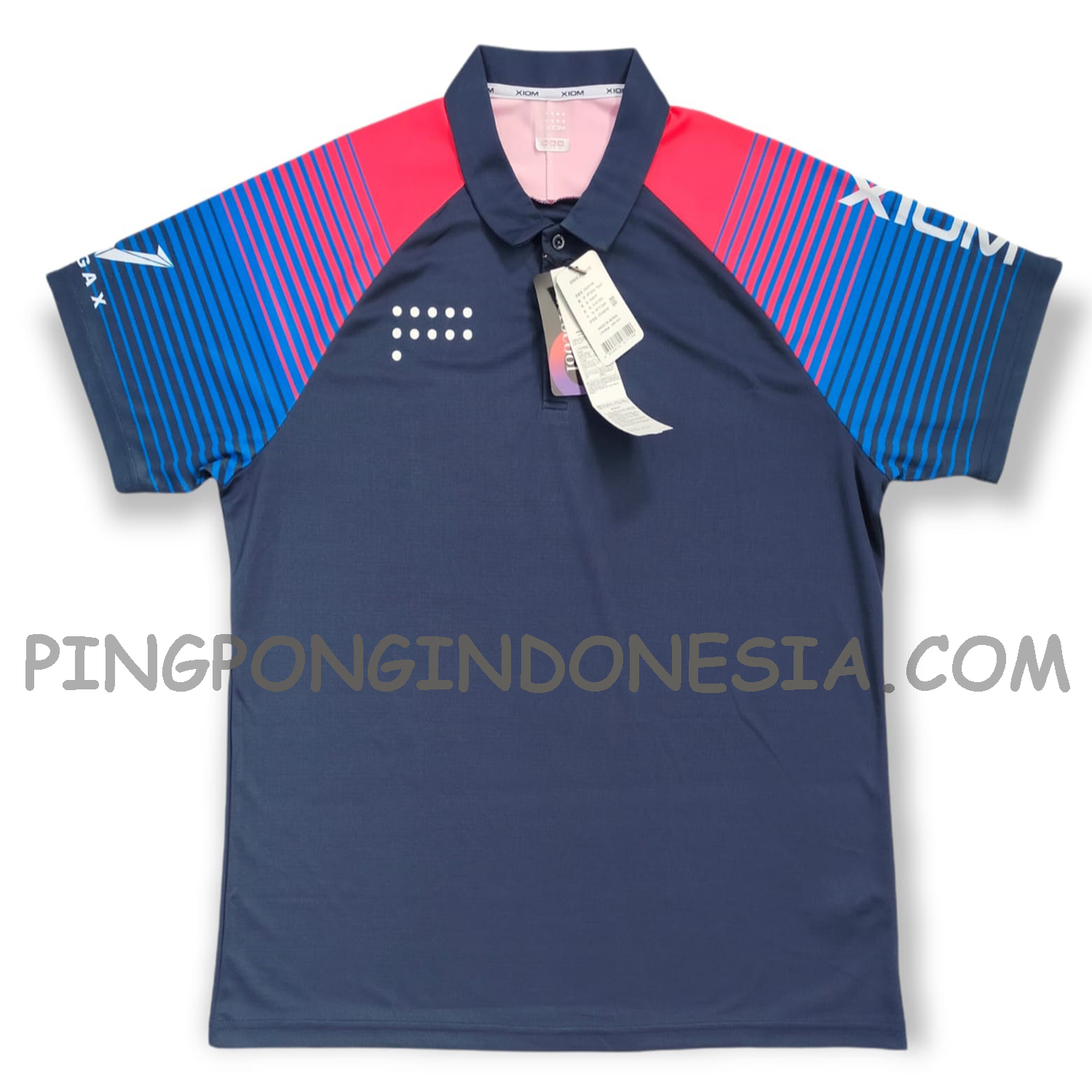 Xiom Dexter Navy - Baju Shirt Kaos 