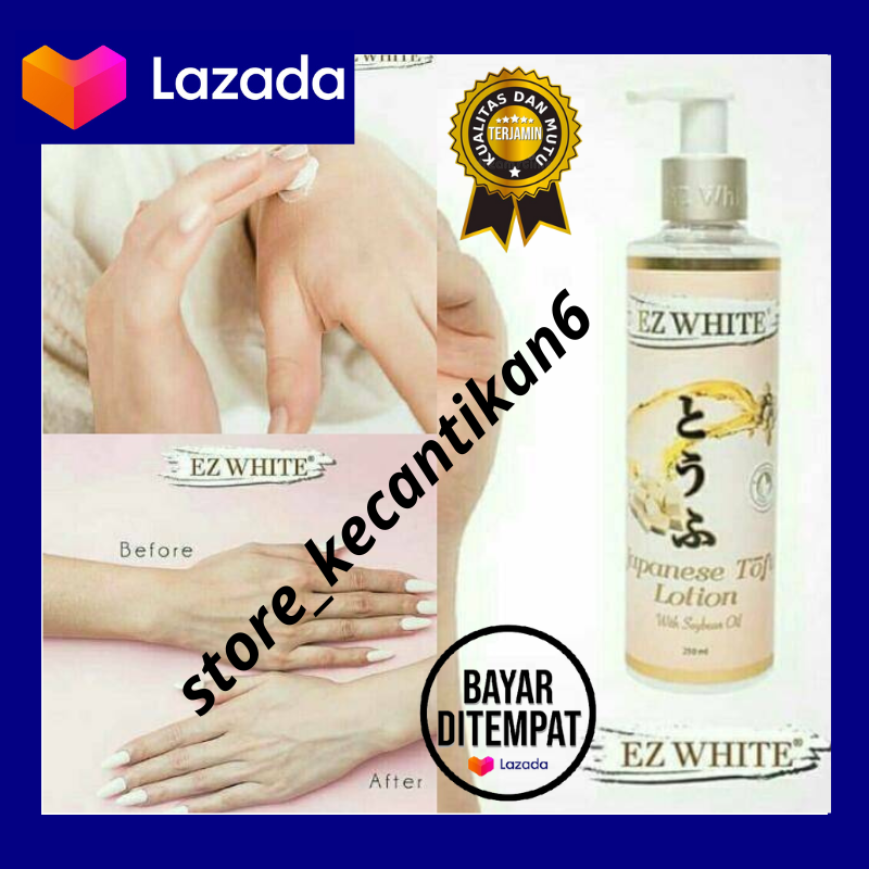 Lotion EZ WHITE Japanese Tofu Lotion With Soybean Oil 250ml Asli
