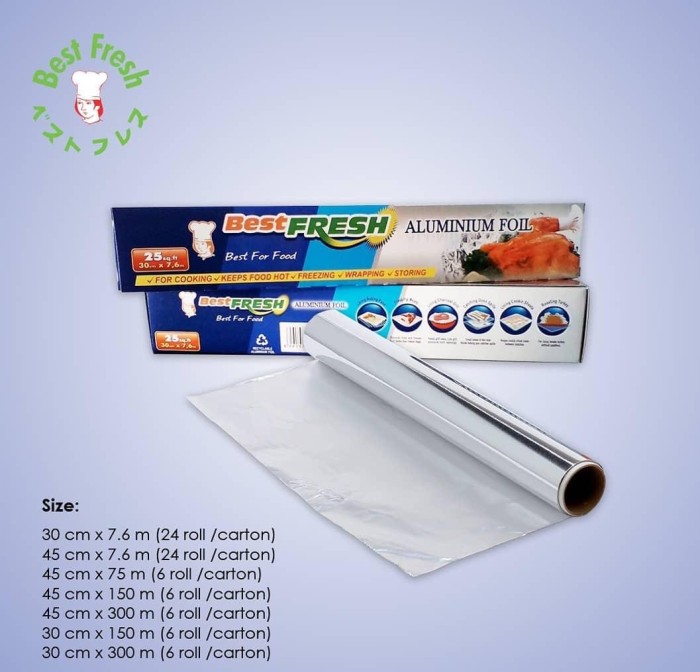 Aluminium Foil Best Fresh 45 x 150m / Wrapping Food Lazada Indonesia