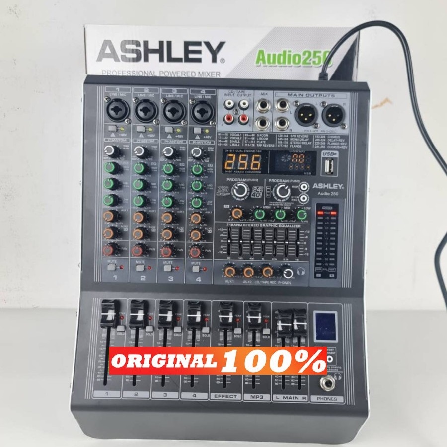 POWER MIXER ASHLEY AUDIO250 AUDIO 250 4 CHANNEL ORIGINAL Lazada Indonesia