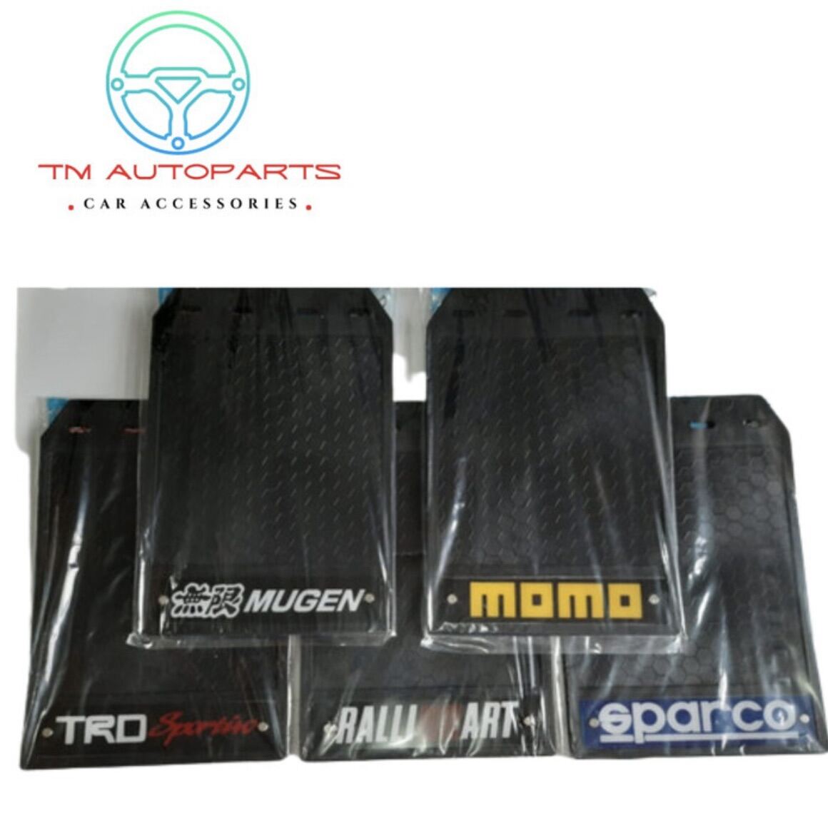 Karpet Lumpur Mudguard Mud Guard Racing Sparco Ralliart Momo Trd Sportivo Mugen Universal