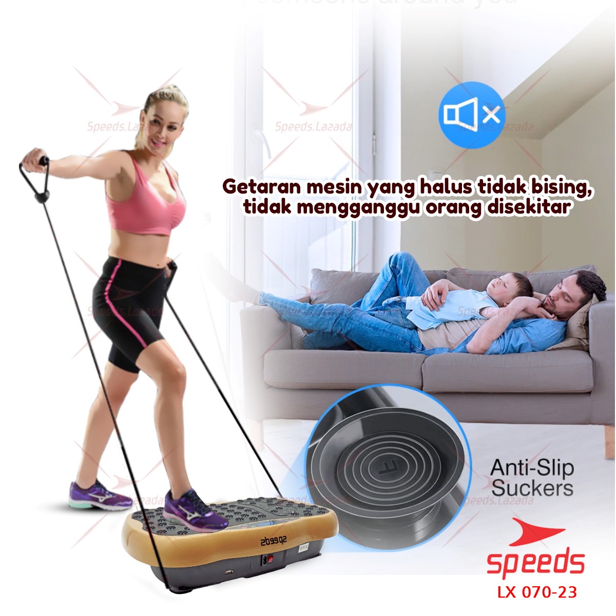 Jual SPEEDS Body Slimmer Alat Pijat Elektrik Alat Pelangsing Perut Alat  Olahraga Tubuh Fitness Gym 070-24