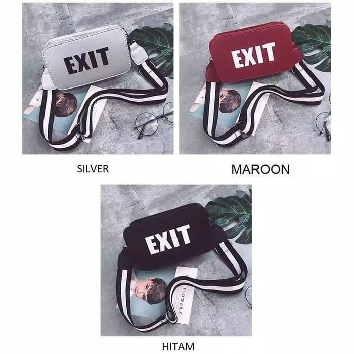 TAS EXIT Bag TAS SELEMPANG MINI EXIT TAS IMPOR TAS STYLE KOREA (220gr)