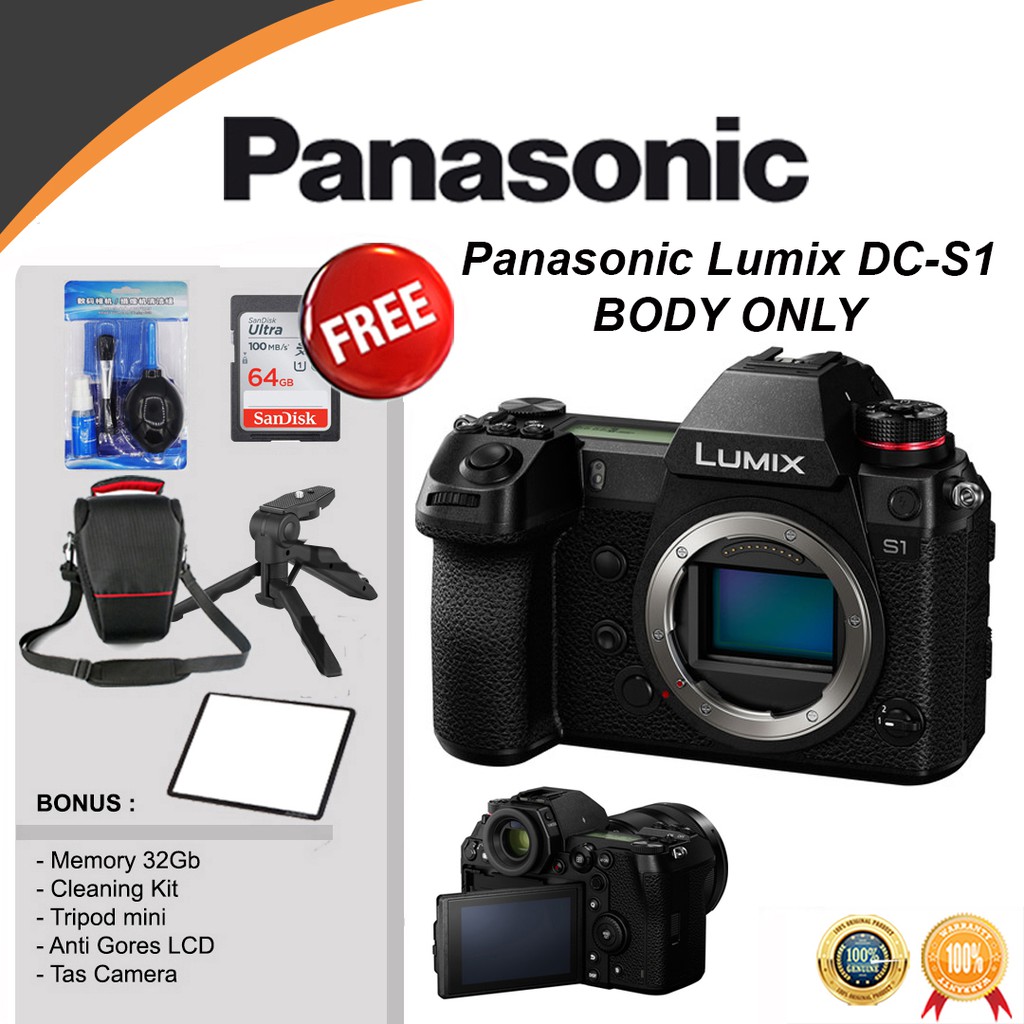 Camera Panasonic Lumix DC-S1 Body Only BO DCS Mirrorless