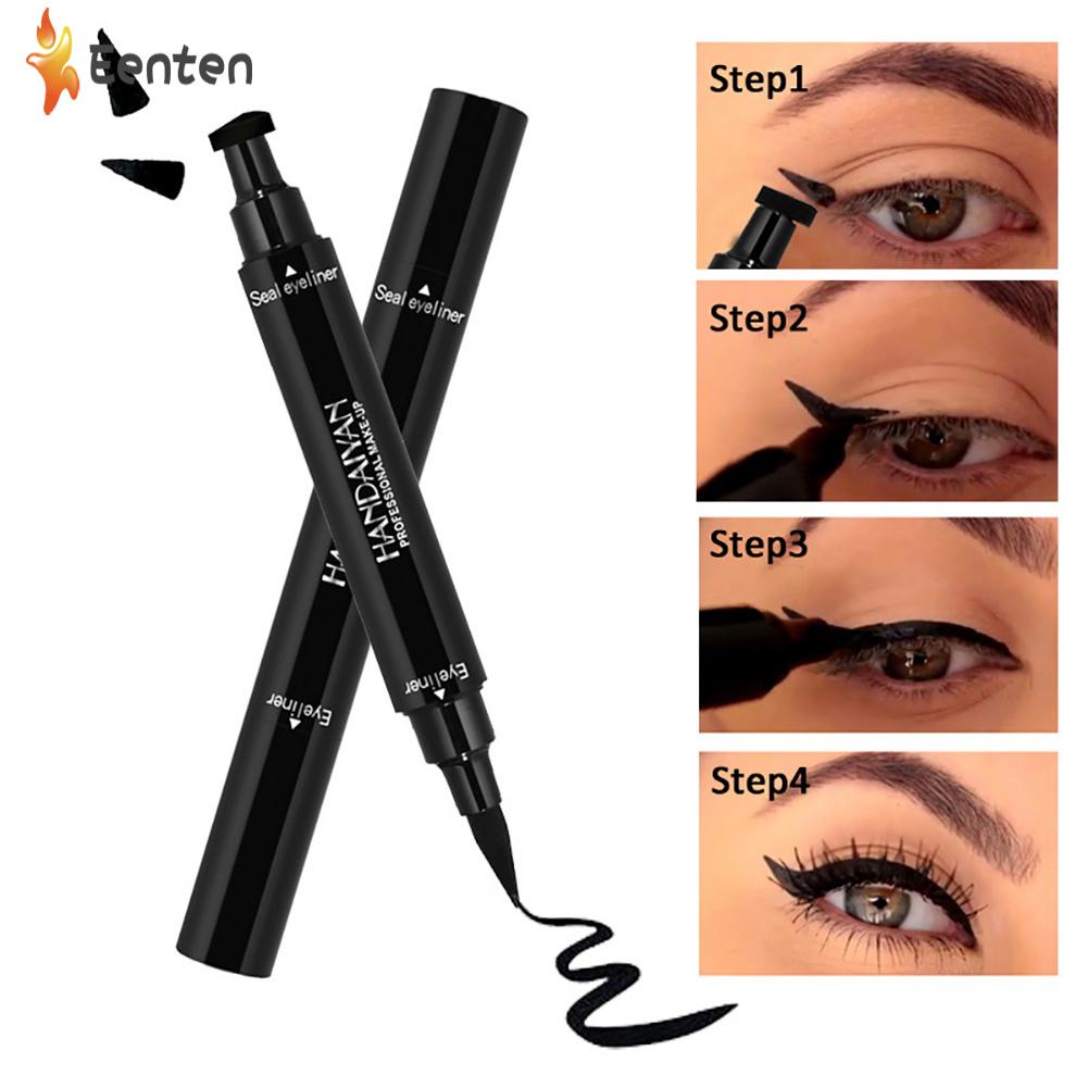 5 Warna Alis Pena Tahan Air Mata Pensil Alis Segitiga Ujung dengan Kuas Make Up KosmetikIDR31000