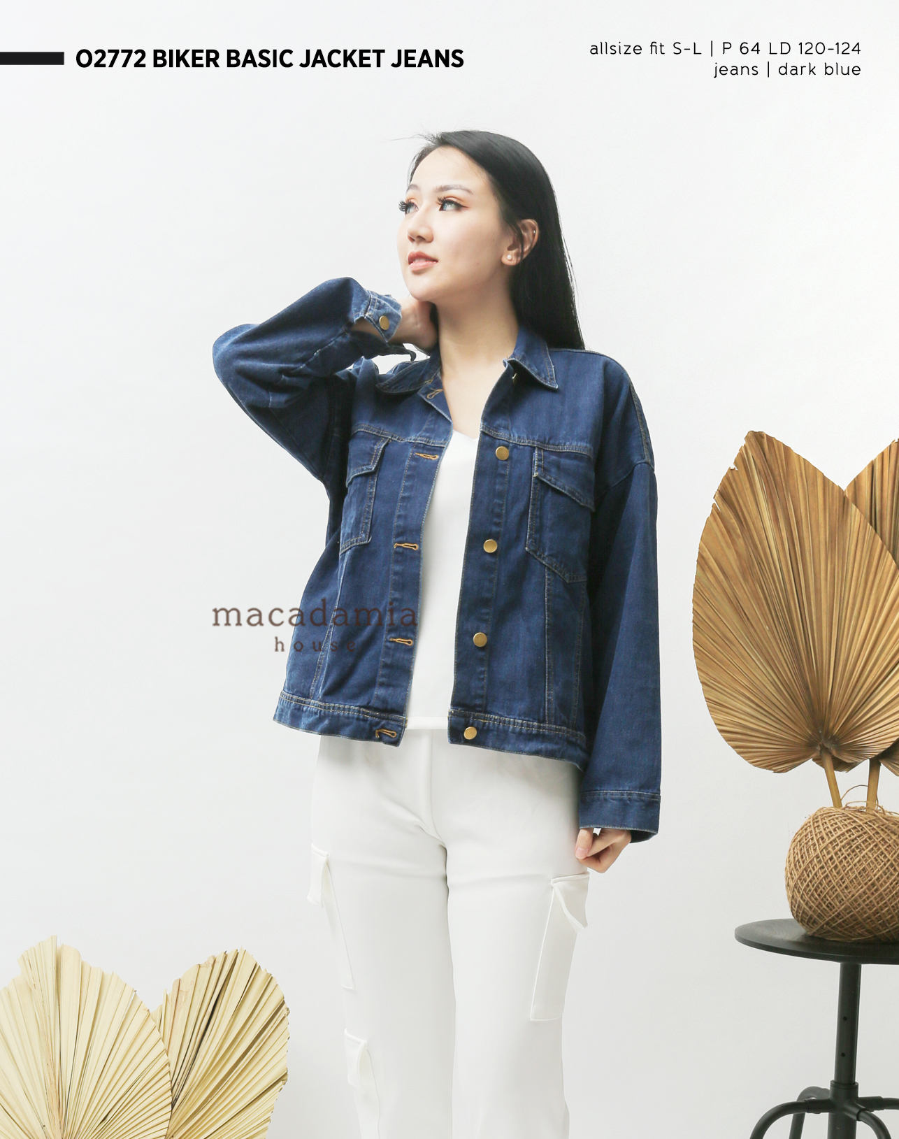 O2772 BIKER BASIC JACKET JEANS 