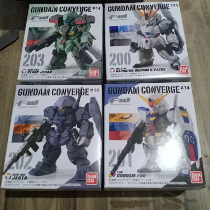 Gundam Converge Fw 14 Narrative B Packs Stark Jegan Jesta F90 Rgm 96x Lazada Indonesia