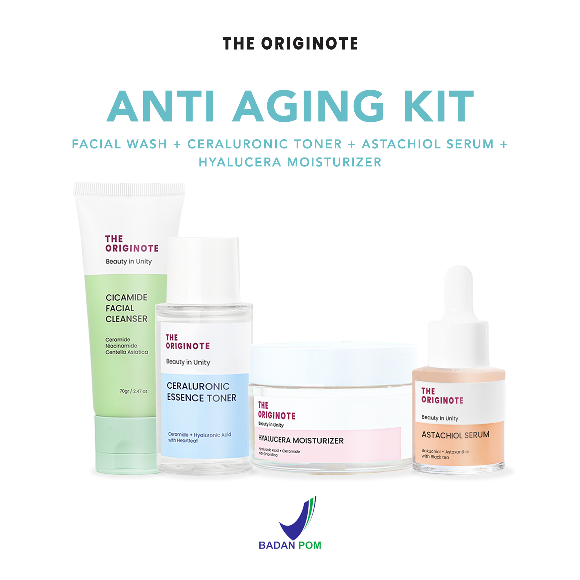 [ READY ] SPECIAL BUNDLE 3in1 The Originote KIT ACNE KIT, GLOWING KIT
