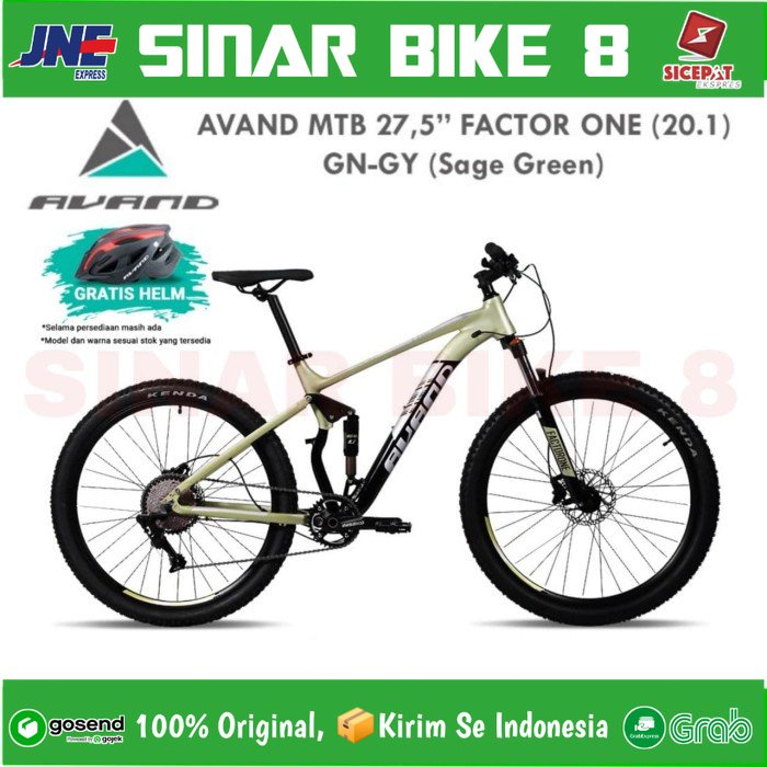 Sepeda Gunung Ukuran Inch MTB AVAND FACTOR ONE Full