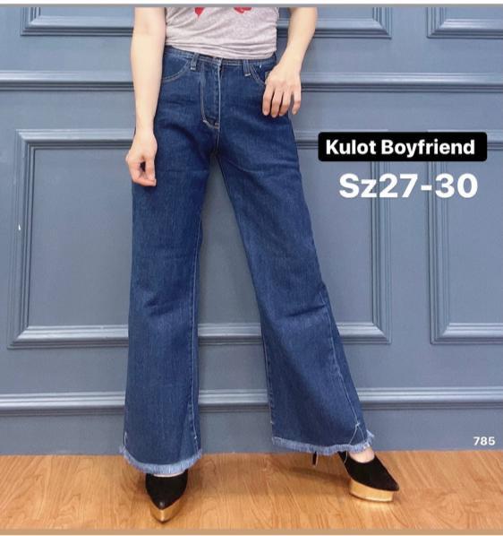 celana jeans wanita model kulot terbaru 