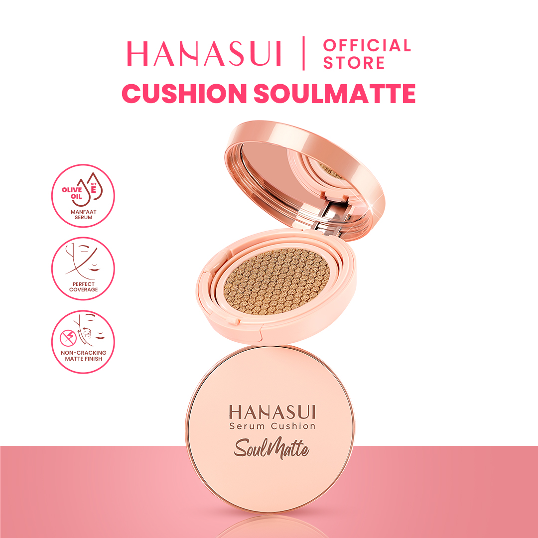 Hanasui Serum Cushion Soulmatte Natural Lazada Indonesia