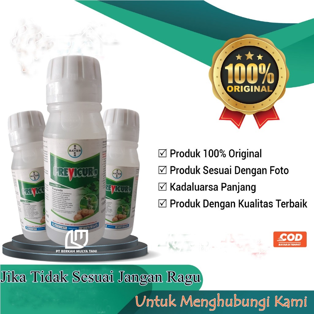 Fungisida Previcur n 722 SL Sistemik 100 ml Asli Bayer | Lazada Indonesia