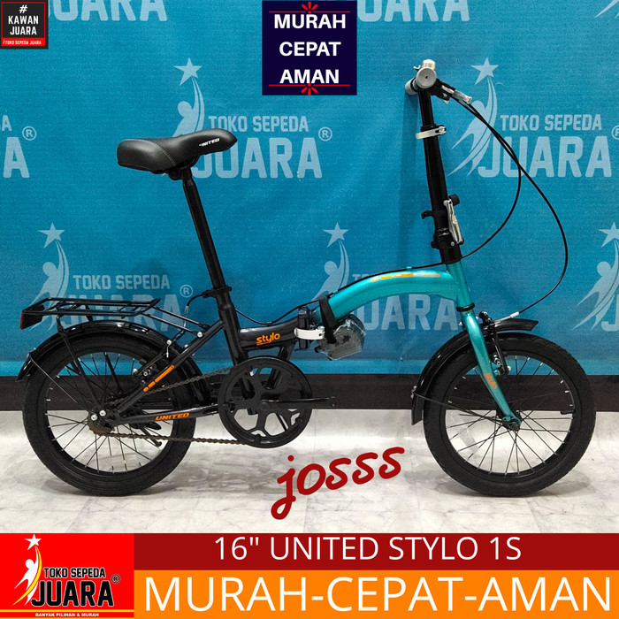united folding bike stylo 16 inch