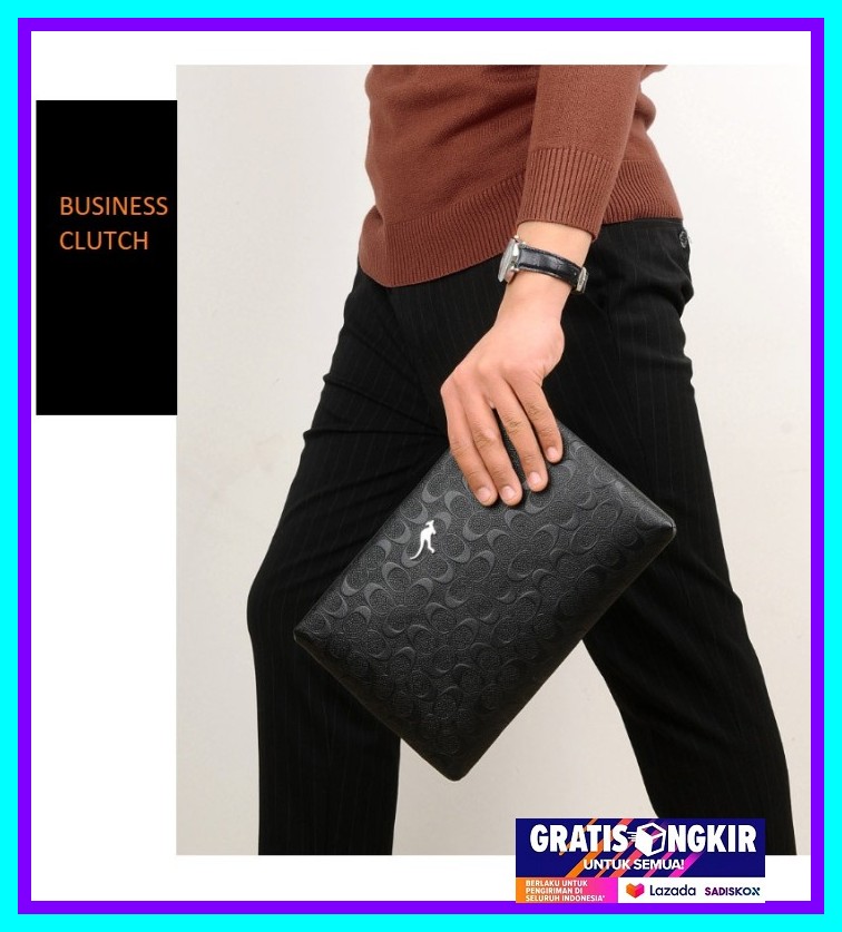 Clutch Bag Pria Kondangan Model Original Pouch Hp Dan Uang Serbaguna