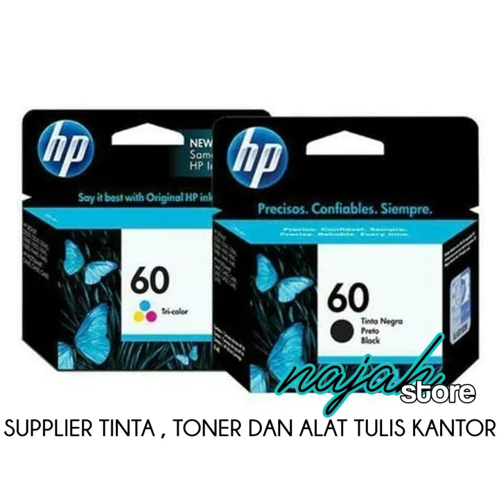 Tinta Hp 60 Black 60 Color Original Cartridge For D1660 D2560 D2566 D2660 D2666 D5560 F2410 F2476 F2480 F4230 F4250 F4280 Photosmart C4680 C4780 Lazada Indonesia