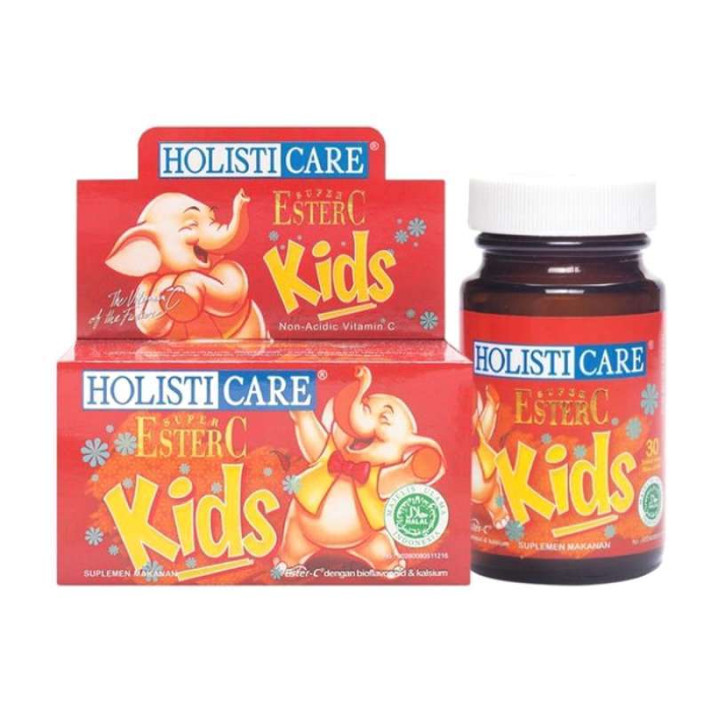 Ester C Kids Holisticare Original Vitamin C Isi 30 Tablet Lazada