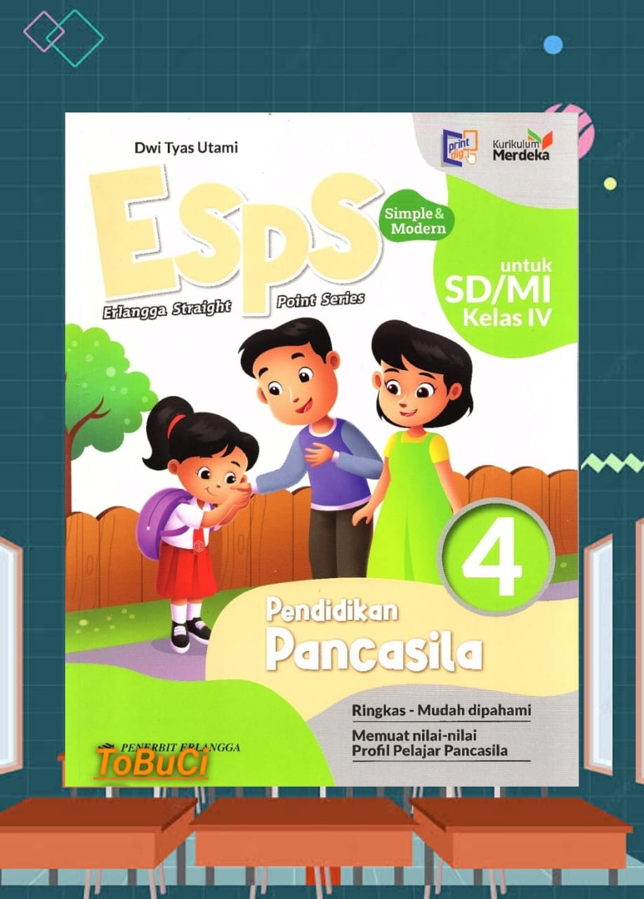 BUKU KUMER ESPS PENDIDIKAN PANCASILA KELAS 4 SD ERLANGGA | Lazada Indonesia