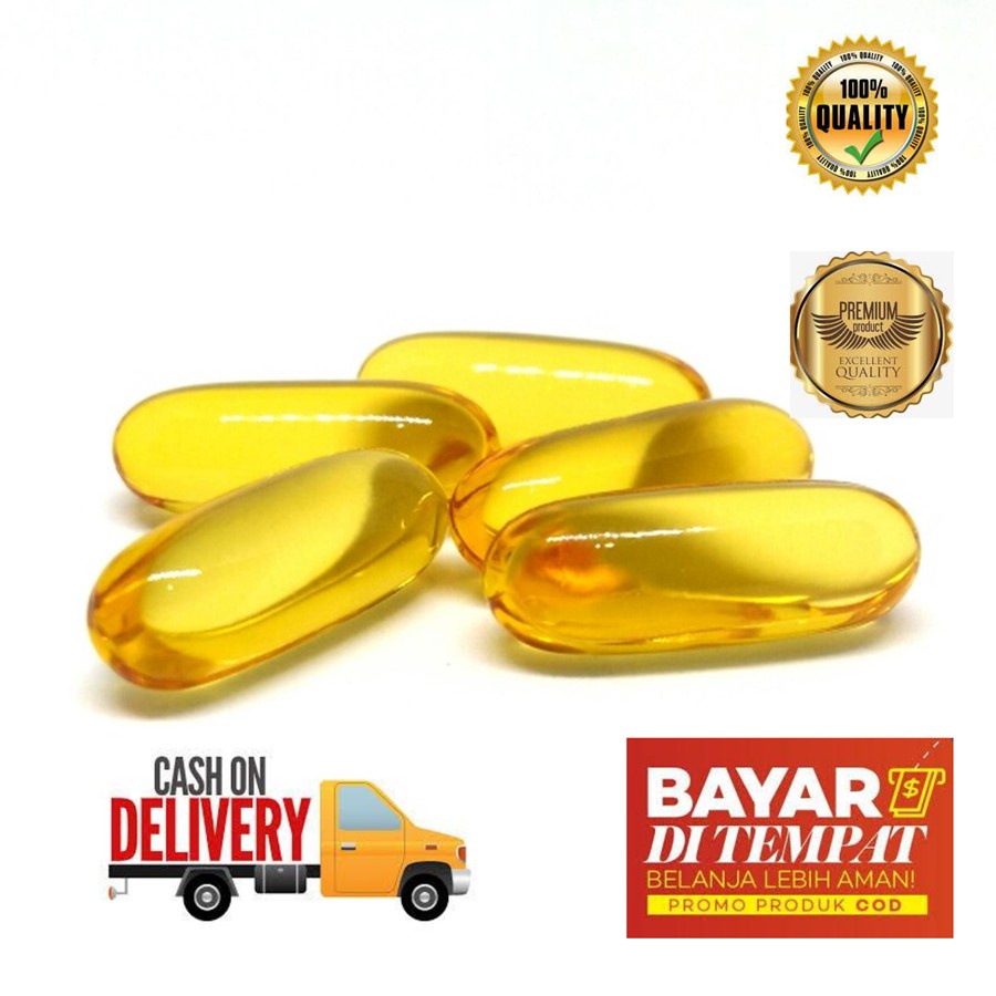 KAPSUL MINYAK IKAN 1 TABLET FISH LIVER OIL TUNGHAI TUNGHAI TUNG HAI