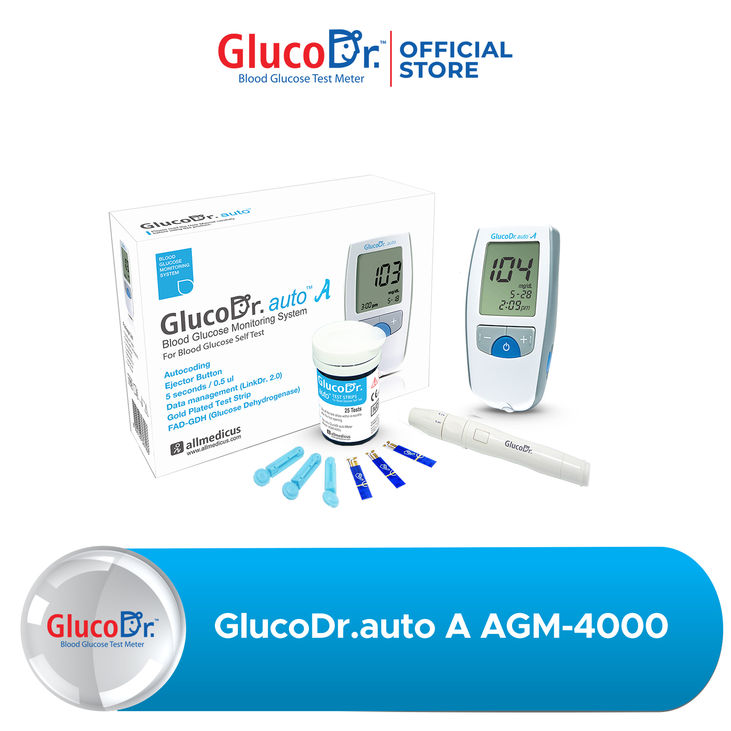 gluco dr plus test strips