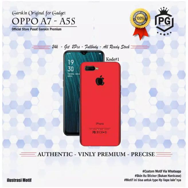 garskin hp oppo a5s