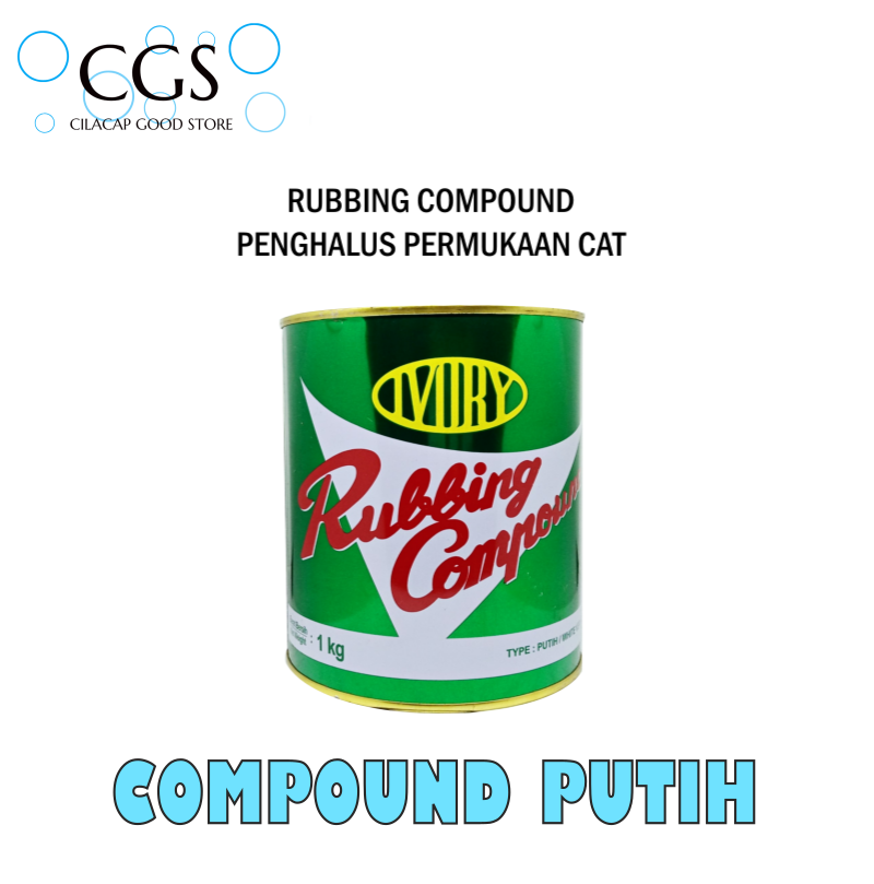 RUBBING COMPOUND MOBIL PUTIH 1 Kg compound putih kompon putih