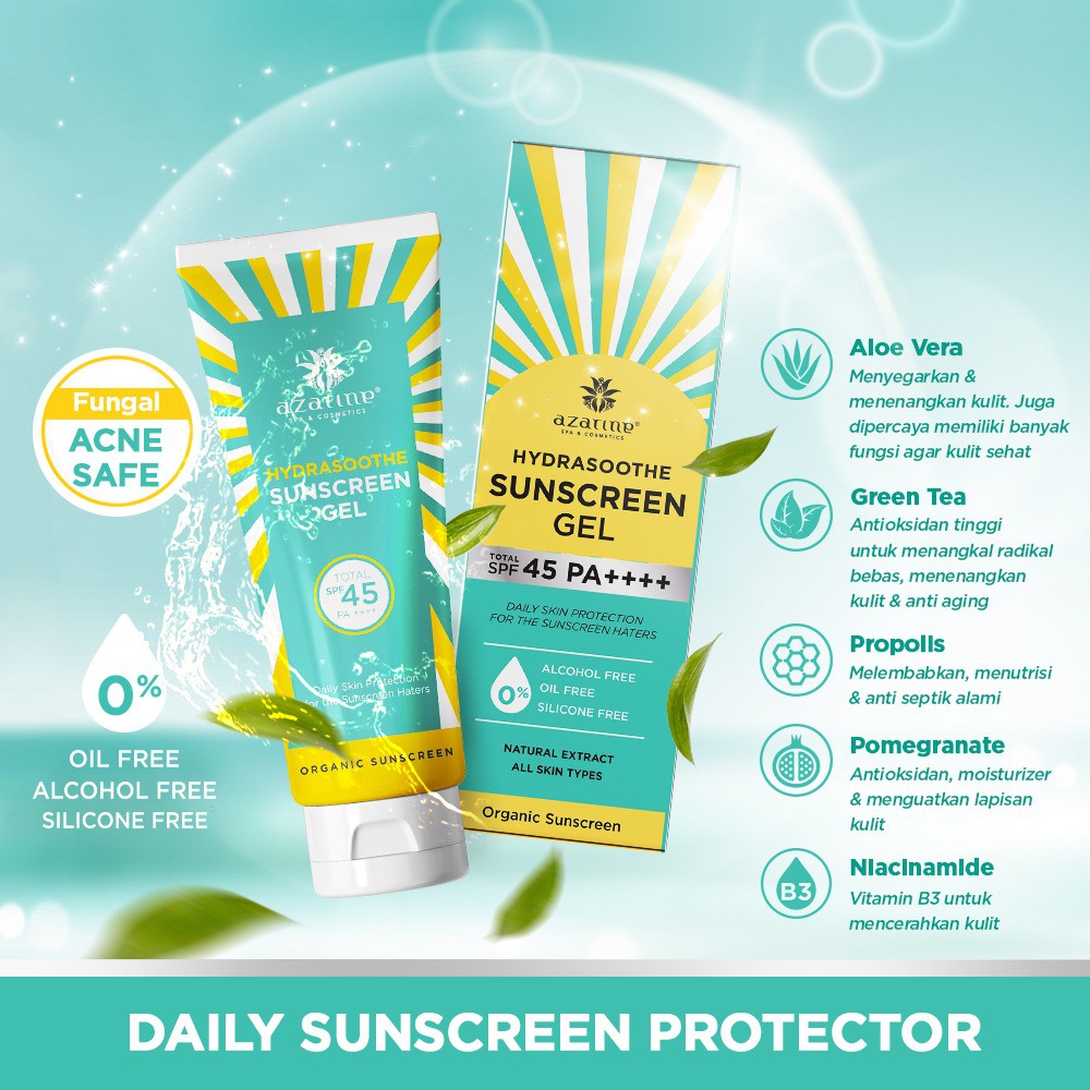 azarine sunscreen ingredients skincarisma