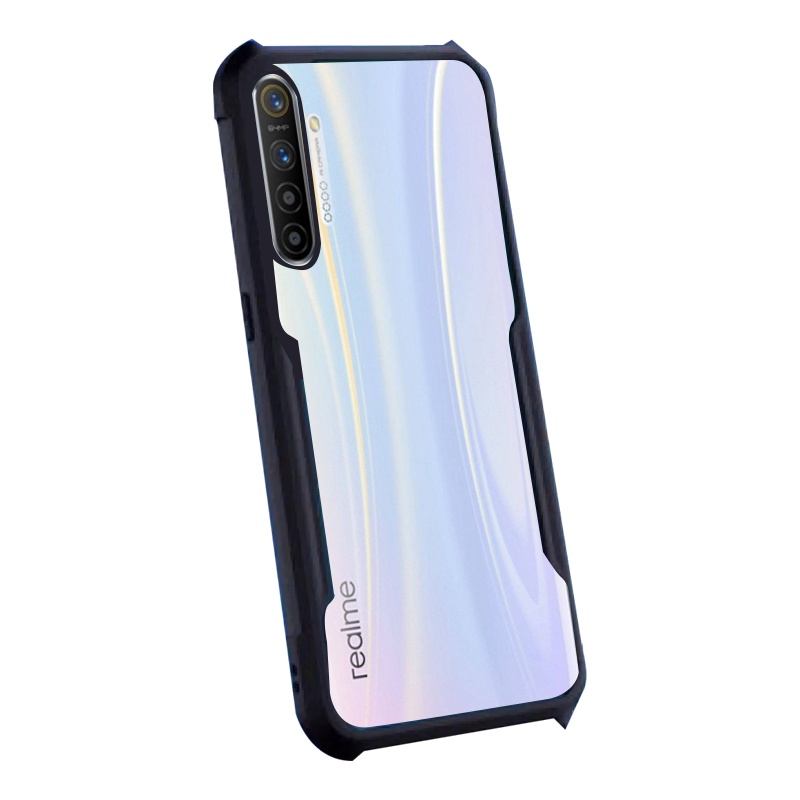 Case Realme XT Beatle Fuze Bumper Transparan Clear Casing Armor