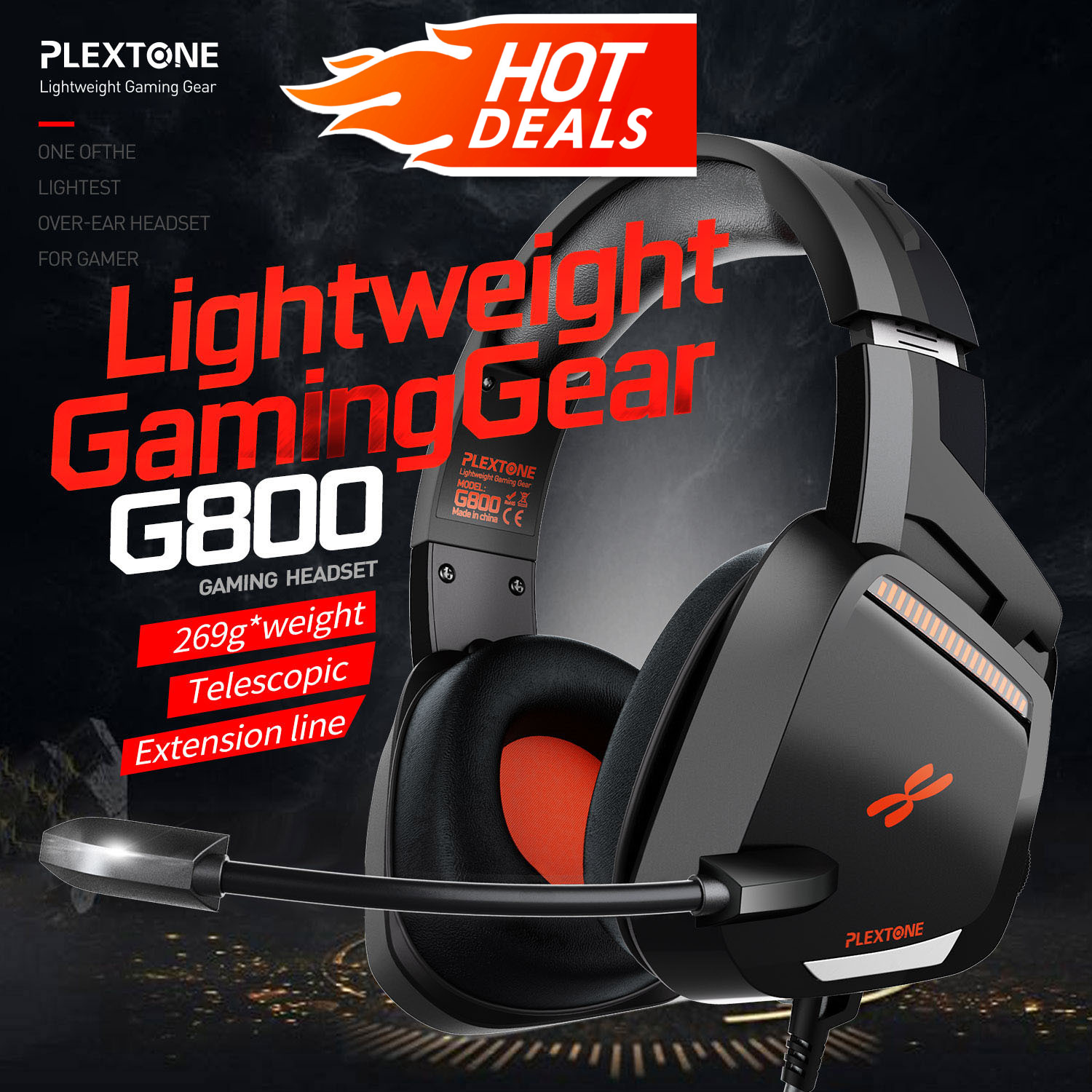 Plextone G800 Headset Gaming Headphones 