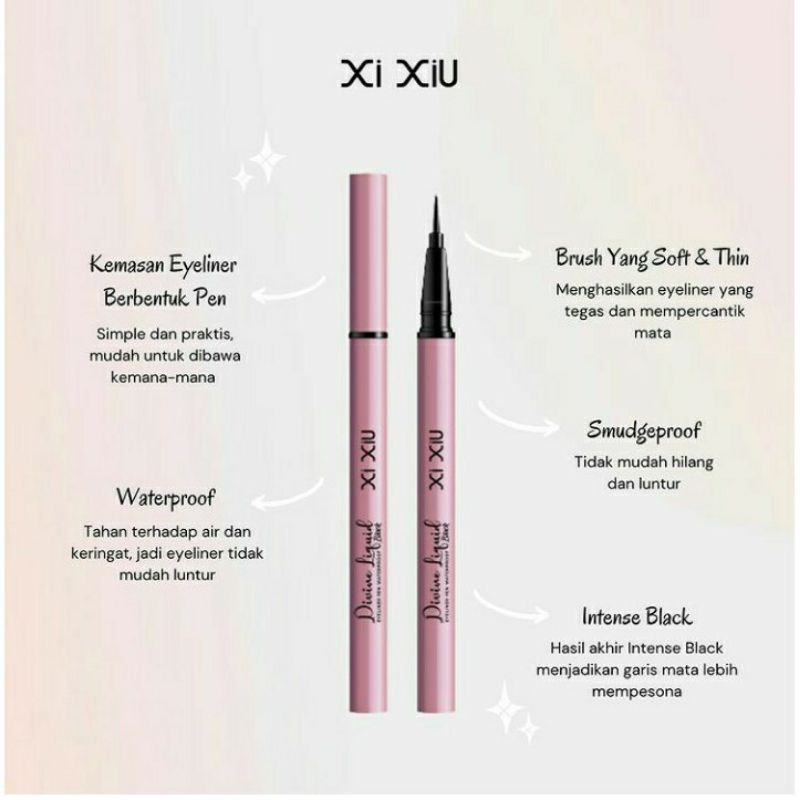 XI XIU EYELINER DIVINE PEN Lazada Indonesia