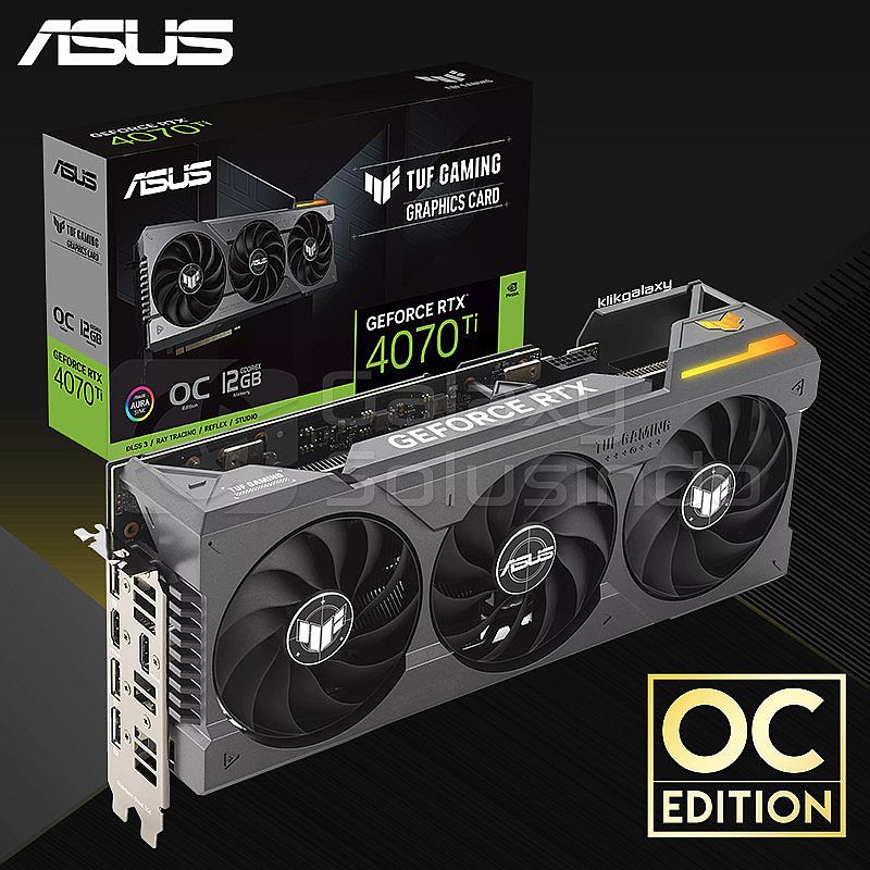 Asus Karta Graficzna TUF Gaming GeForce RTX 4070 Ti OC 12GB GDDR6X (TUF